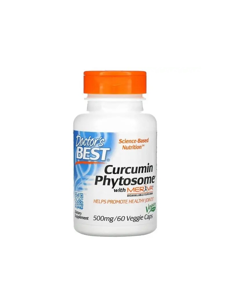 Lekársky najlepší kurkumínový fytozóm s Merivou 500 mg (fytozomálna kurkuma) 60 vegetariánskych kapsúl