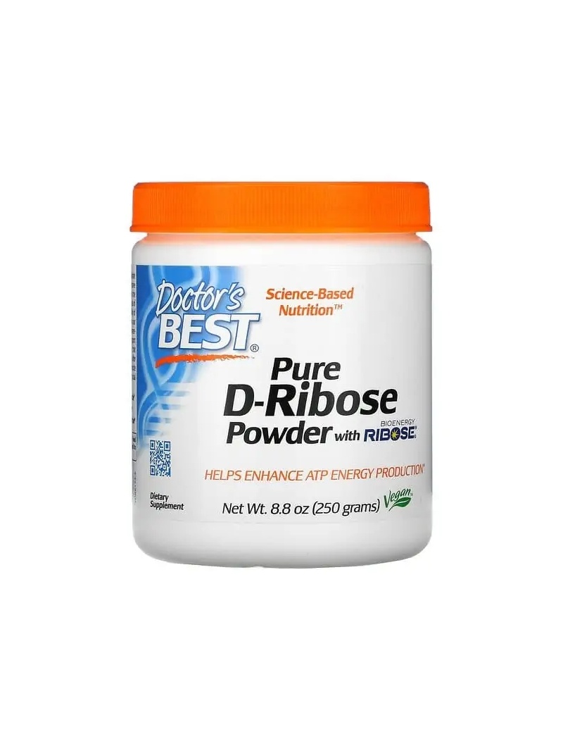Doctor&#39;s Best Pure D-Ribose Powder with BioEnergy Ribose 250 g