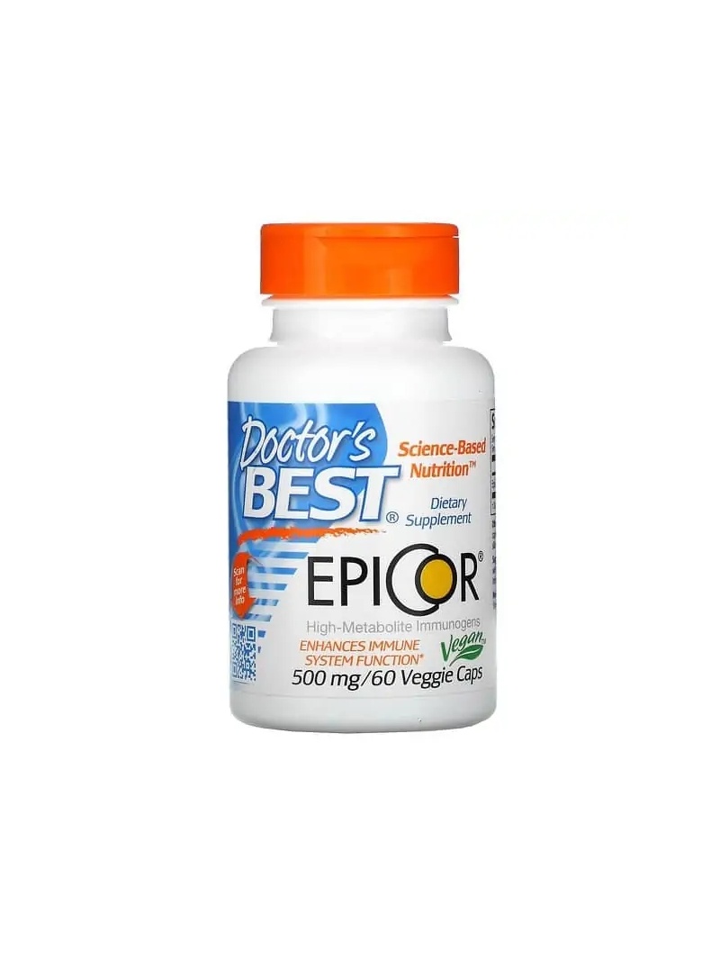 Najlepší liek Epicor 500 mg (podpora imunity) 60 vegetariánskych kapsúl