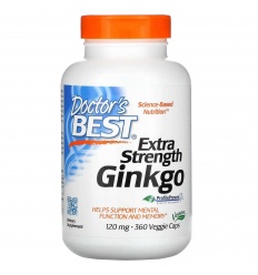 Najlepšie extra silné Ginkgo 120 mg (Ginkgo Biloba) 360 vegetariánskych kapsúl