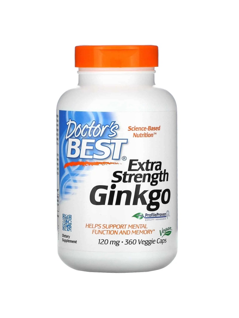 Najlepšie extra silné Ginkgo 120 mg (Ginkgo Biloba) 360 vegetariánskych kapsúl