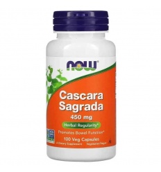 NOW FOODS Cascara Sagrada 450 mg (americké kanabis) 100 vegetariánskych kapsúl