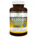 MEDVERITA Vitamín K2 MK-7 200 mcg+ D3 2000 IU 120 kapsúl