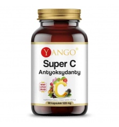 YANGO Super C Antioxidanty Camu Camu, Arónia, Acerola, Acai 90 vegetariánskych kapsúl