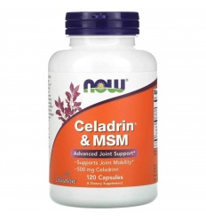 NOW FOODS Celadrin & MSM 500 mg (Kabov Support) 120 kapsúl