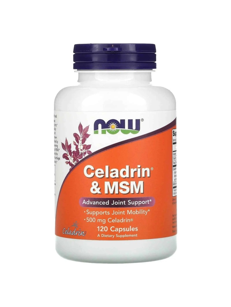 NOW FOODS Celadrin & MSM 500 mg (Kabov Support) 120 kapsúl