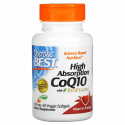 Doctor’s Best liek s vysokou absorpciou CoQ10 s BioPerine 200 mg (CoQ10 s Bioperine) 60 vegetariánskych mäkkých kapsúl