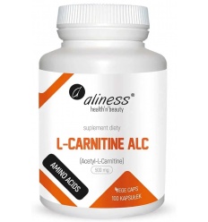 ALINES L-Carnityne ALC 500 mg (L-Carnitine) 100 vegetariánskych kapsúl
