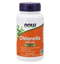 NOW FOODS Chlorella 1000 mg (imunita, antioxidácia) 60 vegetariánskych tabliet