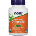 NOW FOODS Certifikovaná bio Chlorella 500 mg (imunita, antioxidácia) 200 vegetariánskych tabliet