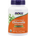 NOW FOODS certifikovaný organický prášok Chlorella Pure (imunita, antioxidácia) 113 g