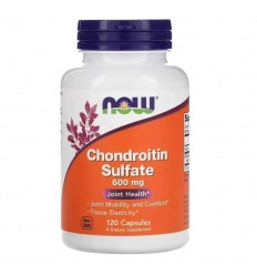NOW FOODS Chondroitín sulfát 600 mg (zdravie kåbov) 120 kapsúl