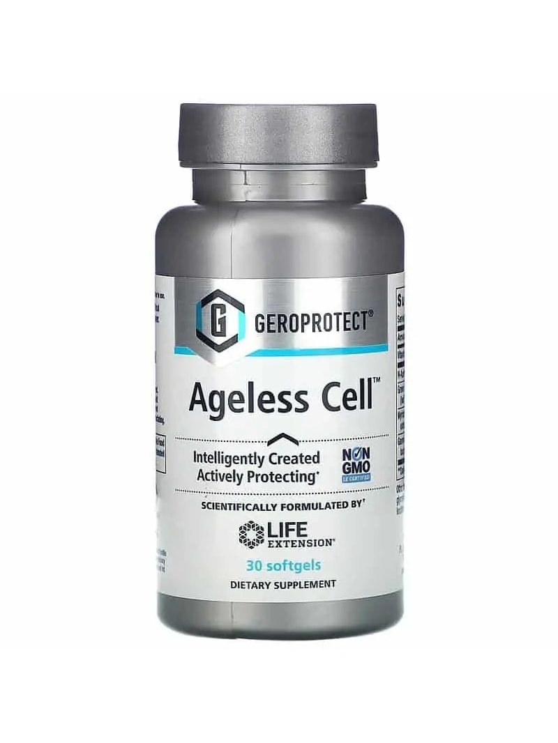 LIFE EXTENSION Geroprotect Ageless Cell 30 mäkké gély