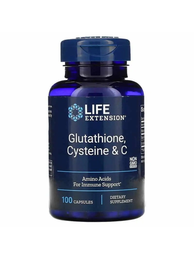LIFE PREDŽENIE Glutathion Cystein & C (bunková ochrana) 100 vegetariánskych kapsúl
