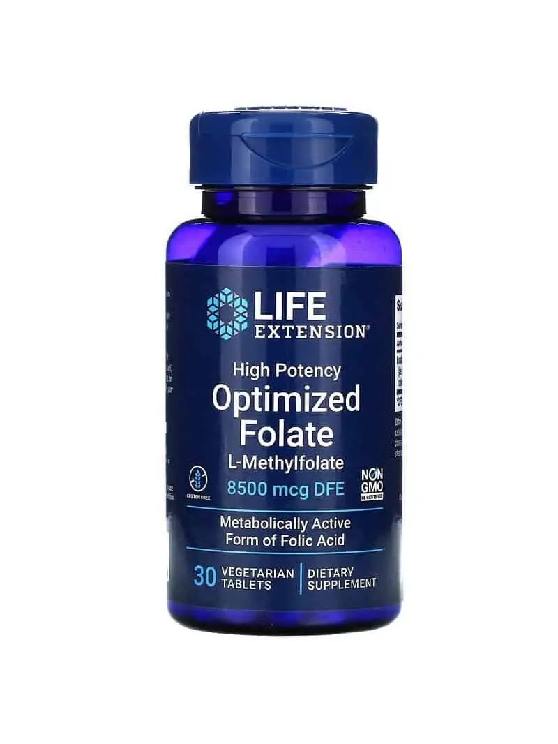 PREDZENIE ŽIVOTA Optimalizovaný folát s vysokou účinnosťou (srdce, kosti) 30 vegetariánskych stolov