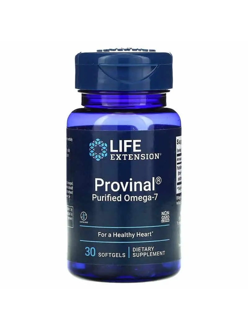 LIFE EXTENSION Provinal Purified Omega-7 30 mäkké gély
