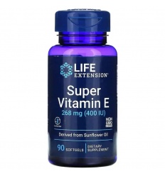 LIFE EXTENSION Super vitamín E 90 mäkké gély