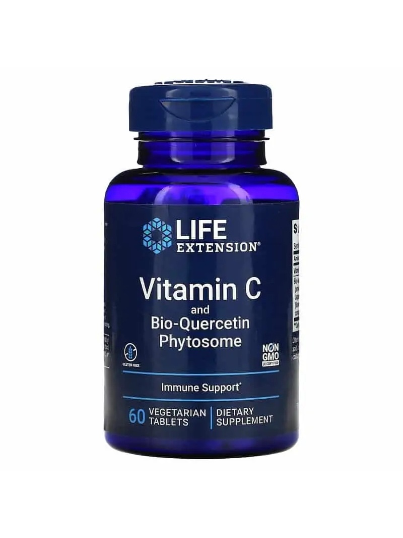 PREDŽENIE ŽIVOTA Vitamín C a Bio-kvercetín fytozóm 60 vegetariánskych tabliet
