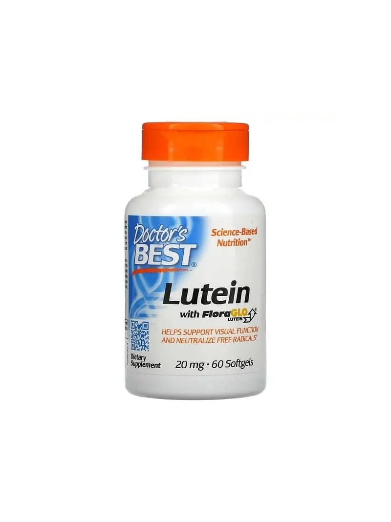 Lekársky najlepší luteín s FloraGlo Lutein 20 mg (luteín) 60 mäkkých gélov