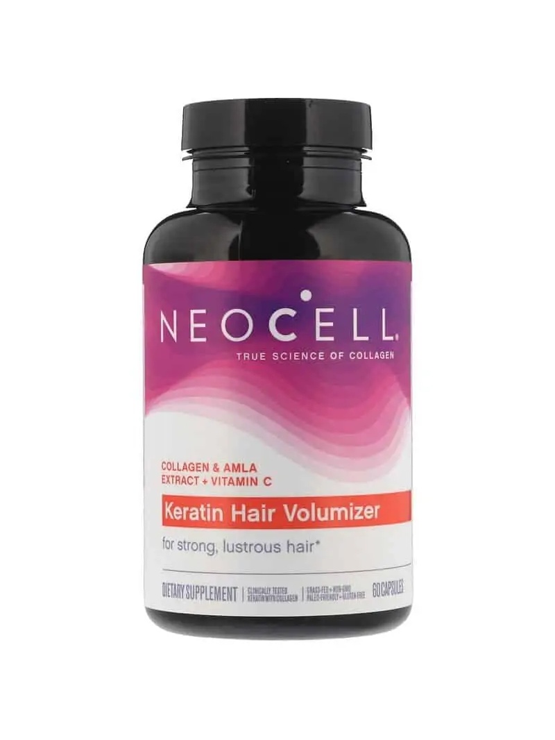 NeoCell Keratin Hair Volumizer (keratín, vyživujúci vlasy) 60 kapsúl