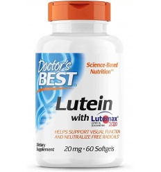 Lekársky best lutein s Lutemaxom 20 mg (lutein) 60 mäkkých gél