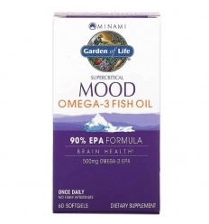 GARDEN OF LIFE Rybí olej Minami Omega-3 Denná údržba 60 mäkkých gélov