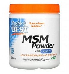 Lekársky best MSM prášok s OptiMSM (metylsulfonylmetán) 250 g