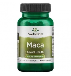 SWANSON Maca 500 mg (sexuálne zdravie) 60 kapsúl