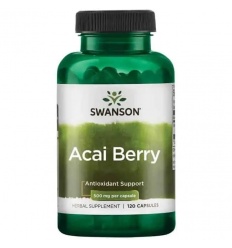 SWANSON Acai Berry 500 mg (antioxidant) 120 kapsúl