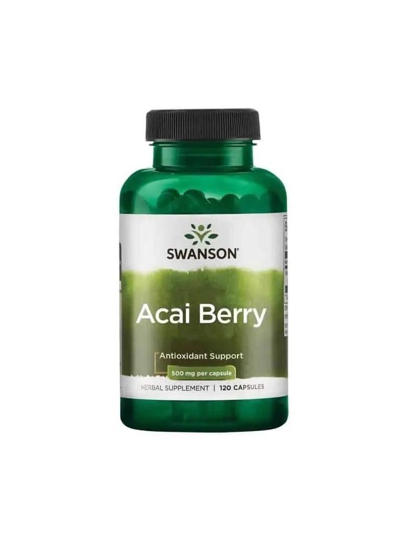 SWANSON Acai Berry 500 mg (antioxidant) 120 kapsúl