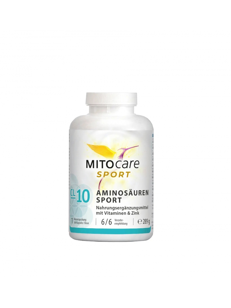 MITOcare Aminosauren Sport (aminocyselíny, regenerácia) 360 kapsúl