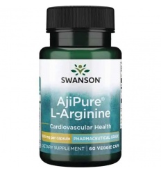 SWANSON AjiPure L-arginín (L-arginín) 60 vegetariánskych kapsúl