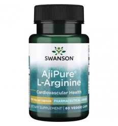 SWANSON AjiPure L-arginín (L-arginín) 60 vegetariánskych kapsúl