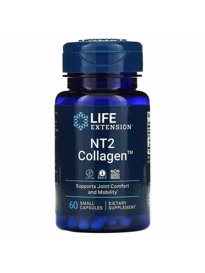 LIFE EXTENSION NT2 Kolagén (kolagén, žemle, chrumkavé) 60 kapsúl