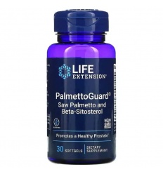 LIFE EXTENSION PalmettoGuard Saw Palmetto s beta-sitosterolom 30 mäkkých gélom