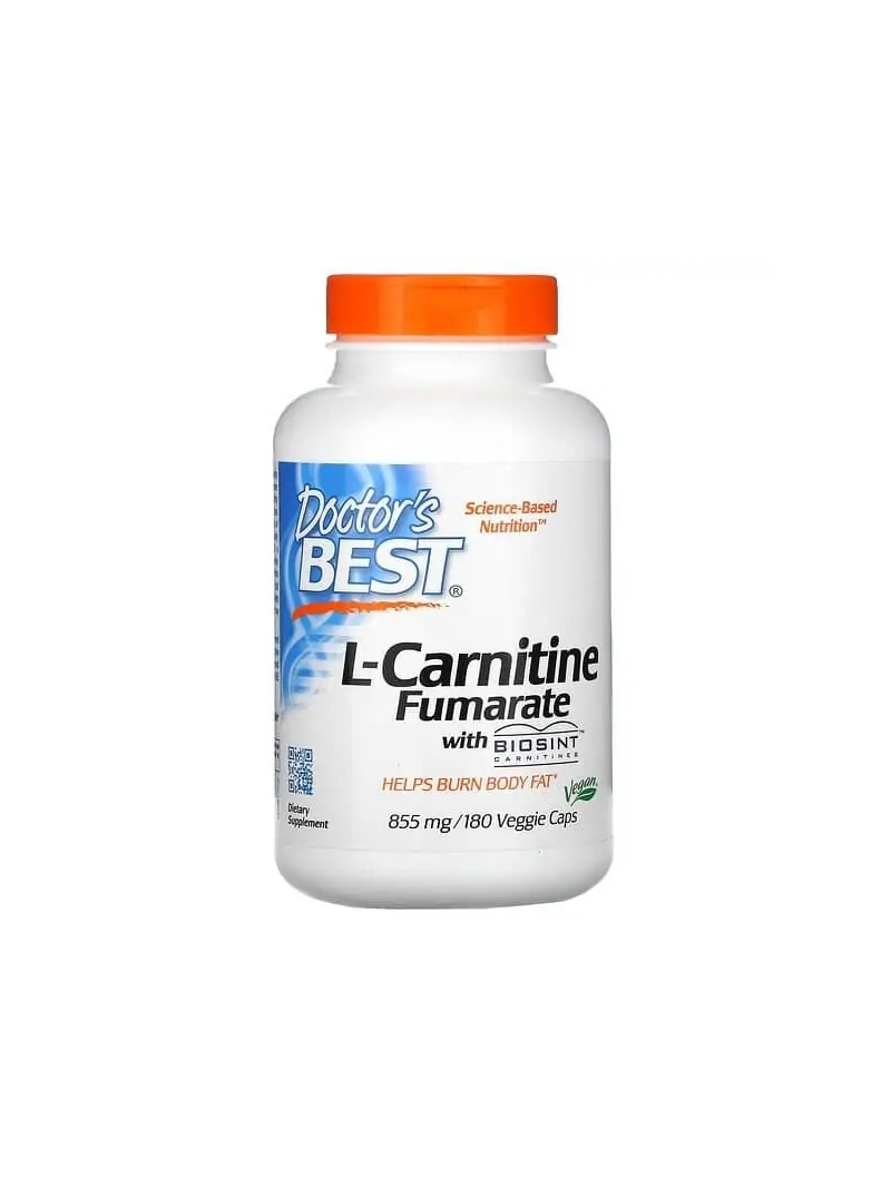 Lekársky najlepší L-carnitín fumarát s biosintovými karnitínmi 855 mg (L-carnitín) 180 vegetariánskych kapsúl