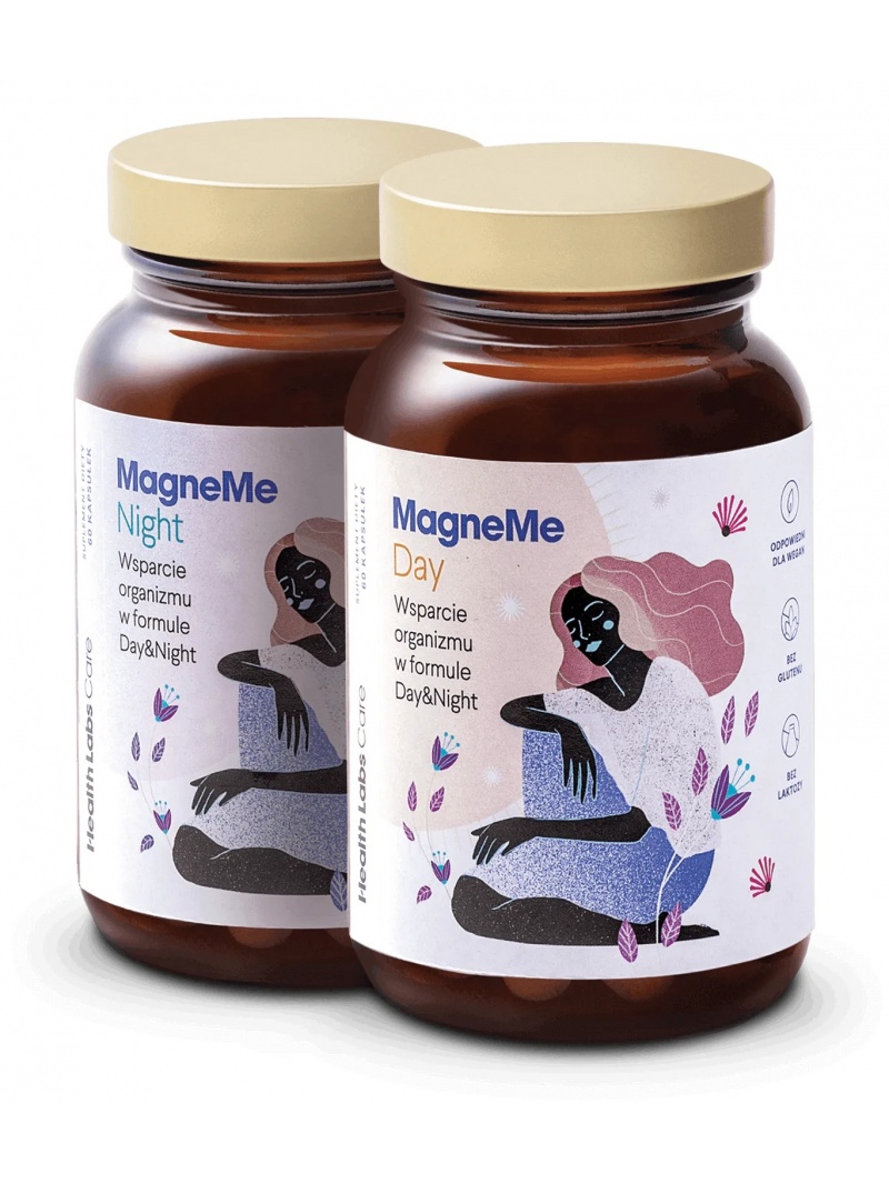 HEALTH LABS MagneMe (horčík, vitamín B6) 2 x 60 kapsúl