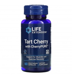 LIFE EXTENSION Tart Cherry with CherryPure (Regeneration) 60 vegetariánskych kapsúl