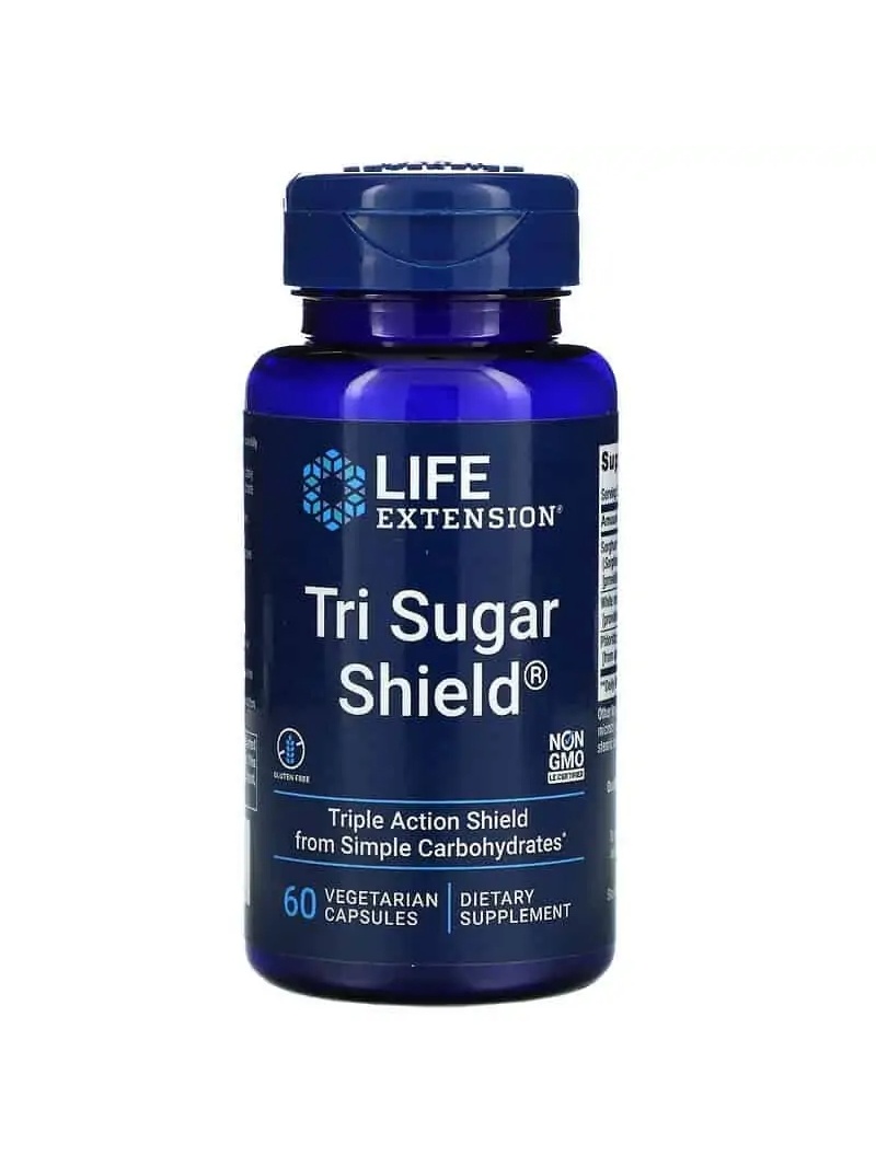 LIFE EXTENSION Tri Sugar Shield 60 vegetariánskych kapsúl