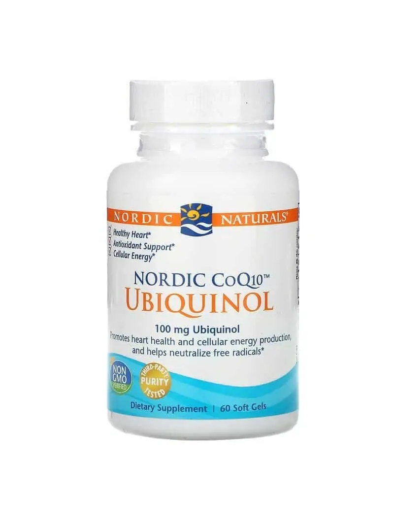 NORDIC NATURALS Nordic CoQ10 Ubiquinol (koenzým Q10) 60 mäkkých gél