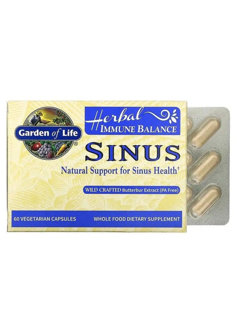 GARDEN OF LIFE Immune Balance Sinus 60 vegetariánskych kapsúl