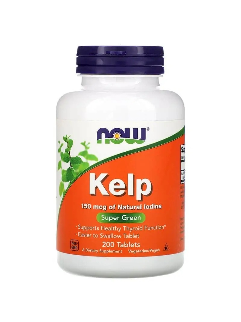 NOW FOODS Kelp 150 mcg (zdravá štítna žľaza, jód) 200 tbl.