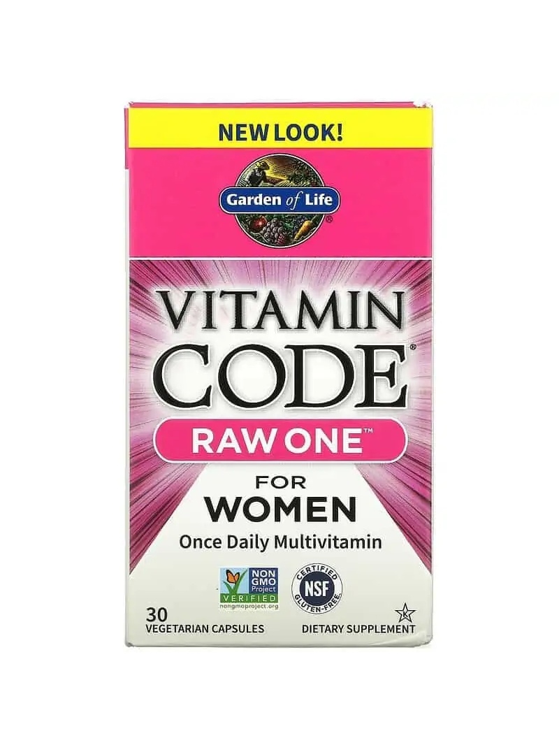 GARDEN OF LIFE Vitamínový kód RAW ONE pre ŽENY 30 vegetariánskych kapsúl