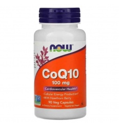 NOW FOODS CoQ10 s Hawthorn Berry 100 mg 90 vegetariánskych kapsúl