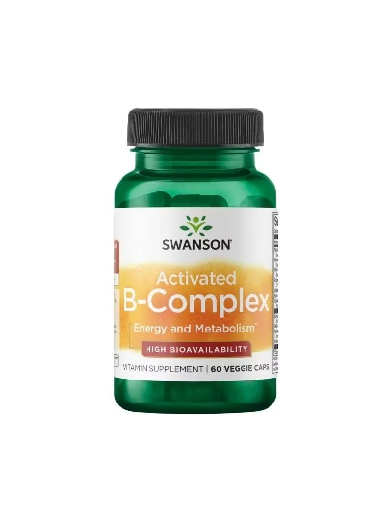 SWANSON Activated B-Complex 60 vegetariánskych kapsúl