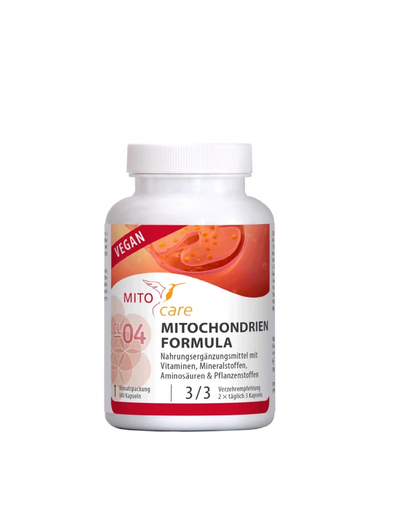 MITOcare Mitochondrien Formula (energetický metabolizmus) 180 kapsúl
