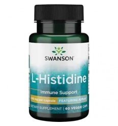 SWANSON AjiPure L-Histidin (Histidin) 60 vegetariánskych kapsúl