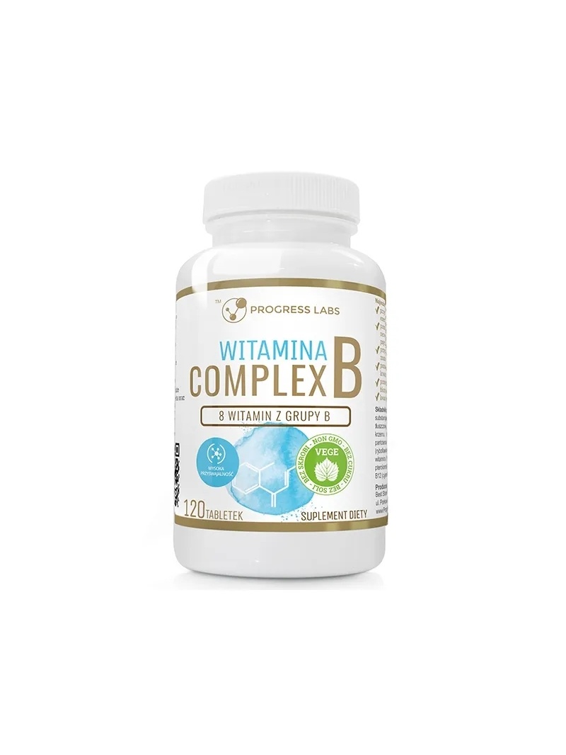 PROGRESS LABS Vitamín B komplex 120 tabliet