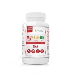 WISH Pharmaceutical ZMA (horcik+zinok+B6) 120 tbl