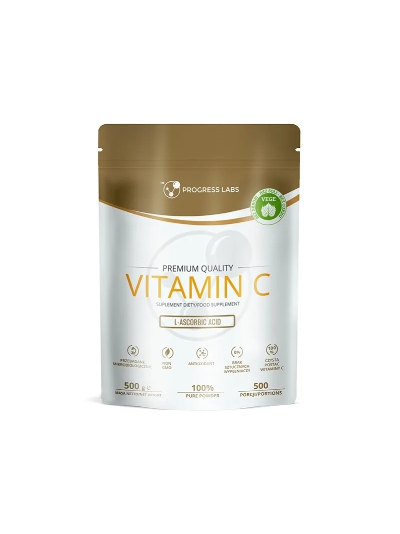 PROGRESS LABS Vitamín C (kyselina L-askorbová) 500 g